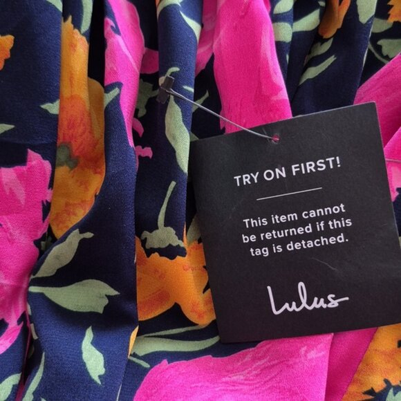 LULUS  Vivacious Love Foral Sleeveless Strappy Maxi Dress - Picture 8 of 8